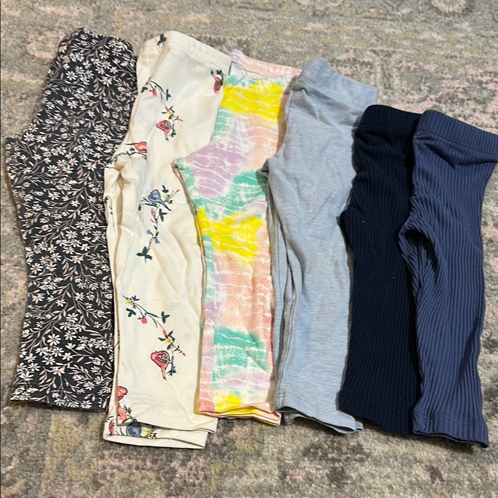 Kids Colorful Leggings Set